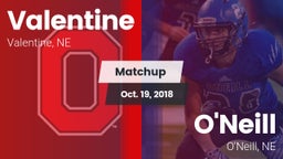 Matchup: Valentine High vs. O'Neill  2018