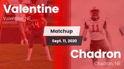 Matchup: Valentine High vs. Chadron  2020