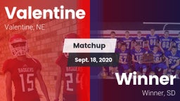 Matchup: Valentine High vs. Winner  2020