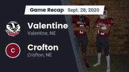 Recap: Valentine  vs. Crofton  2020