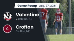 Recap: Valentine  vs. Crofton  2021
