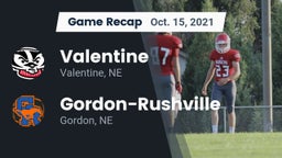 Recap: Valentine  vs. Gordon-Rushville  2021