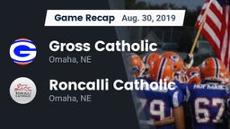 Recap: Gross Catholic  vs. Roncalli Catholic  2019