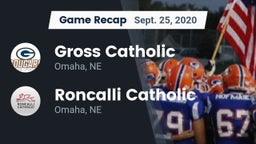 Recap: Gross Catholic  vs. Roncalli Catholic  2020