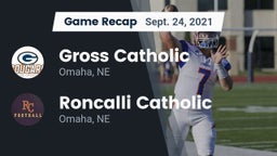 Recap: Gross Catholic  vs. Roncalli Catholic  2021