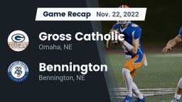 Recap: Gross Catholic  vs. Bennington  2022