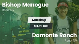 Matchup: Bishop Manogue High vs. Damonte Ranch  2016