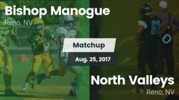 Matchup: Bishop Manogue High vs. North Valleys  2017