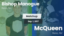 Matchup: Bishop Manogue High vs. McQueen  2017
