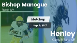 Matchup: Bishop Manogue High vs. Henley  2017