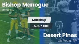 Matchup: Bishop Manogue High vs. Desert Pines  2018