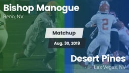 Matchup: Bishop Manogue High vs. Desert Pines  2019