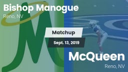 Matchup: Bishop Manogue High vs. McQueen  2019