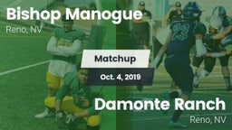 Matchup: Bishop Manogue High vs. Damonte Ranch  2019