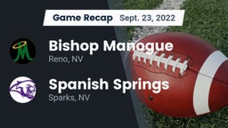 Recap: Bishop Manogue  vs. Spanish Springs  2022