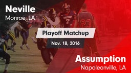 Matchup: Neville  vs. Assumption  2016
