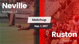 Matchup: Neville  vs. Ruston  2017