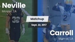 Matchup: Neville  vs. Carroll  2017