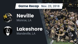 Recap: Neville  vs. Lakeshore  2018