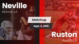 Matchup: Neville  vs. Ruston  2019