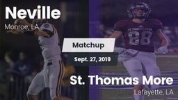 Matchup: Neville  vs. St. Thomas More  2019