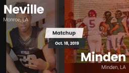 Matchup: Neville  vs. Minden  2019