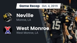 Recap: Neville  vs. West Monroe  2019