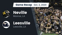 Recap: Neville  vs. Leesville  2020