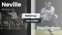 Matchup: Neville  vs. Sterlington  2020