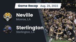 Recap: Neville  vs. Sterlington  2022