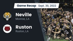 Recap: Neville  vs. Ruston  2022