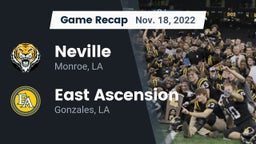 Recap: Neville  vs. East Ascension  2022