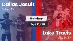 Matchup: Dallas Jesuit High vs. Lake Travis  2017