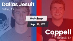 Matchup: Dallas Jesuit High vs. Coppell  2017