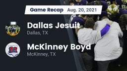 Recap: Dallas Jesuit  vs. McKinney Boyd  2021