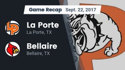 Recap: La Porte  vs. Bellaire  2017