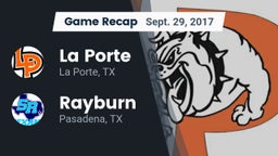 Recap: La Porte  vs. Rayburn  2017