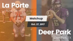 Matchup: La Porte  vs. Deer Park  2017