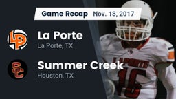 Recap: La Porte  vs. Summer Creek  2017