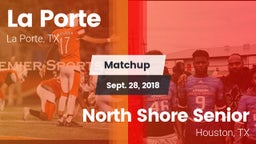 Matchup: La Porte  vs. North Shore Senior  2018
