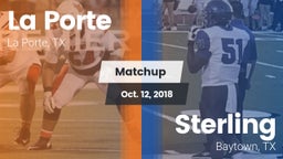 Matchup: La Porte  vs. Sterling  2018