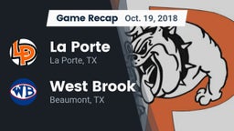 Recap: La Porte  vs. West Brook  2018