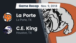 Recap: La Porte  vs. C.E. King  2018