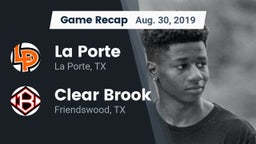 Recap: La Porte  vs. Clear Brook  2019