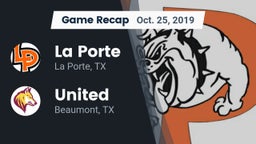 Recap: La Porte  vs. United  2019