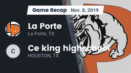 Recap: La Porte  vs. Ce king highschool 2019