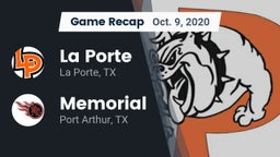 Recap: La Porte  vs. Memorial  2020