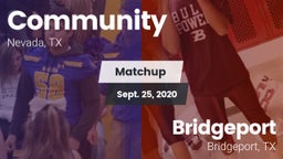 Matchup: Community High vs. Bridgeport  2020