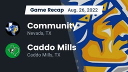 Recap: Community  vs. Caddo Mills  2022