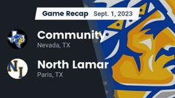 Recap: Community  vs. North Lamar  2023